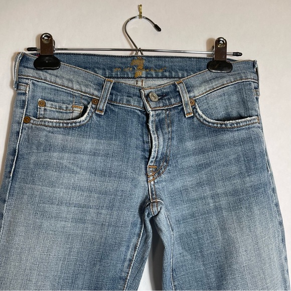7 for all mankind flare denim jeans 26 U075055U-055U - Picture 7 of 13